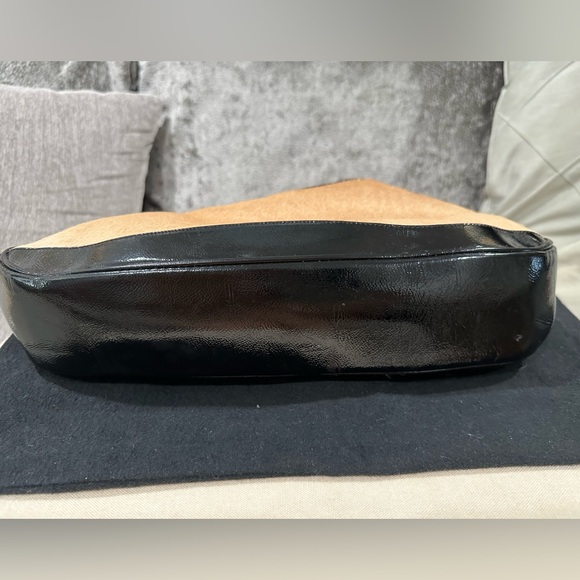 Gianni Versace leather black, tan and gold purse - Picture 10 of 17